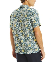 Nautica Men's Floral Button-Up Camp Shirt