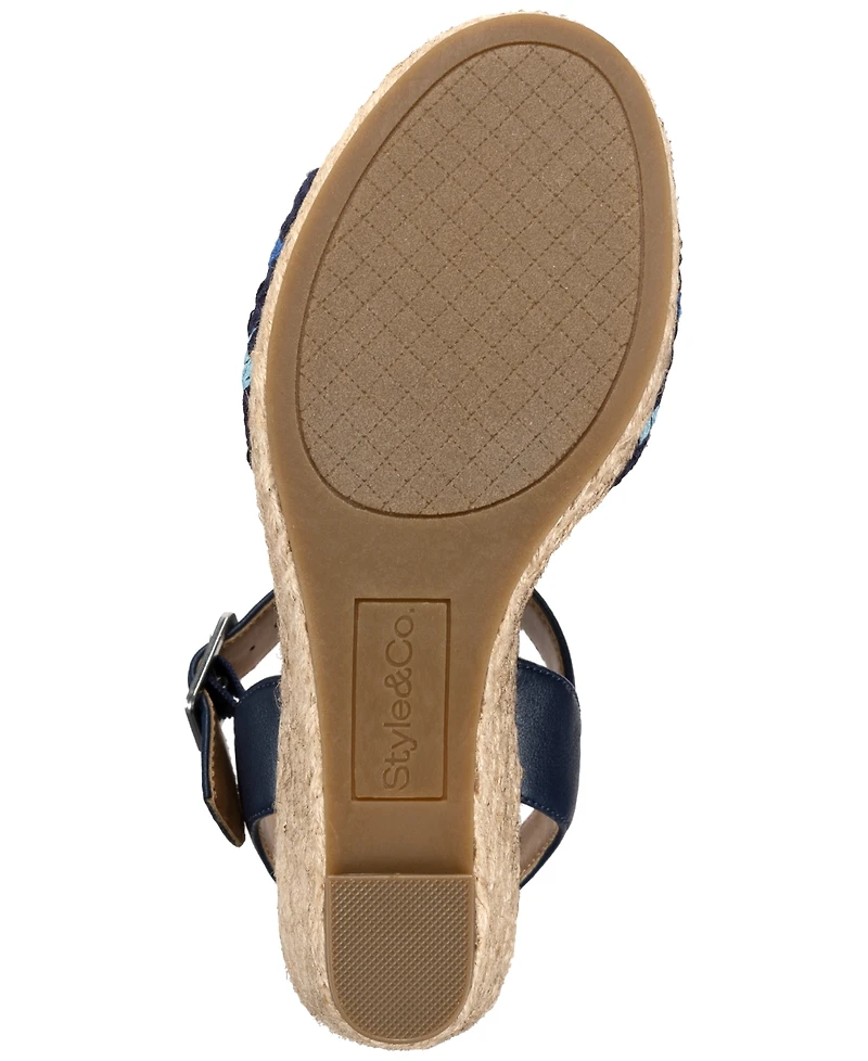 Style & Co Women's Siggyy Wedge Sandals, Exclusively at Macy's