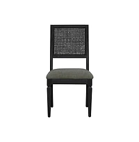 Liberty Furniture, Panel Back Side Chair (Rta), Blackstone Finish