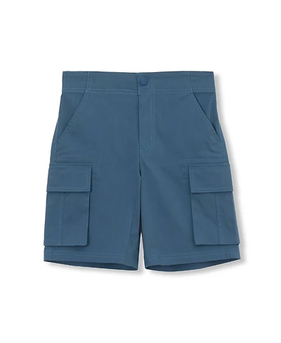 Lands' End Boys Stretch Canvas Cargo Shorts