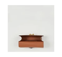 Susu Little Brown Bag Leather Small Crossbody Purse Cute Women's Handbag with Top Handle and Adjustable Strap