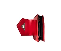 Susu Mini Crossbody Bag Small Leather Red Purse Wristlet Women's Handbag