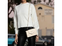 Susu Mini Crossbody Purse Leopard Leather Wristlet Women's Handbag