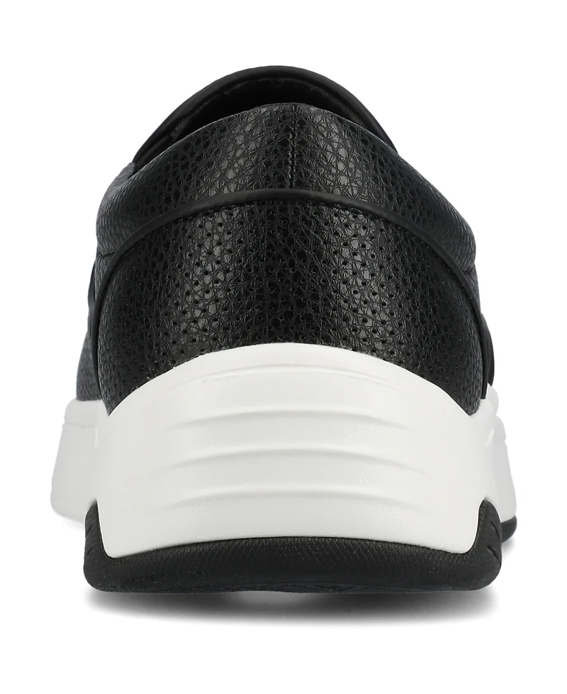 Vance Co. Men's Townes Comfort Perforated Flexible Slip-on Sneaker
