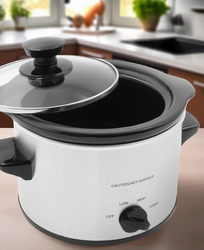 Elite Cuisine 1.5 Quart Mini Slow Cooker