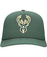 Mitchell & Ness Men's Hunter Green Milwaukee Bucks Core Evergreen Otc Trucker Adjustable Hat