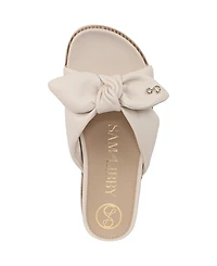 Sam and Libby Women's Astrid Bow Platform Footbed Sandals