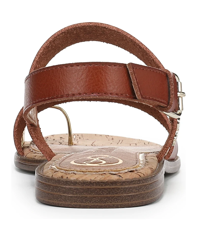 Sam and Libby Women's Perris Toe Loop Strappy Flat Sandals