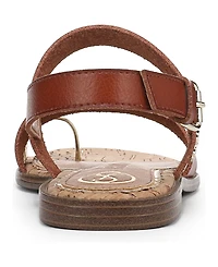 Sam and Libby Women's Perris Toe Loop Strappy Flat Sandals
