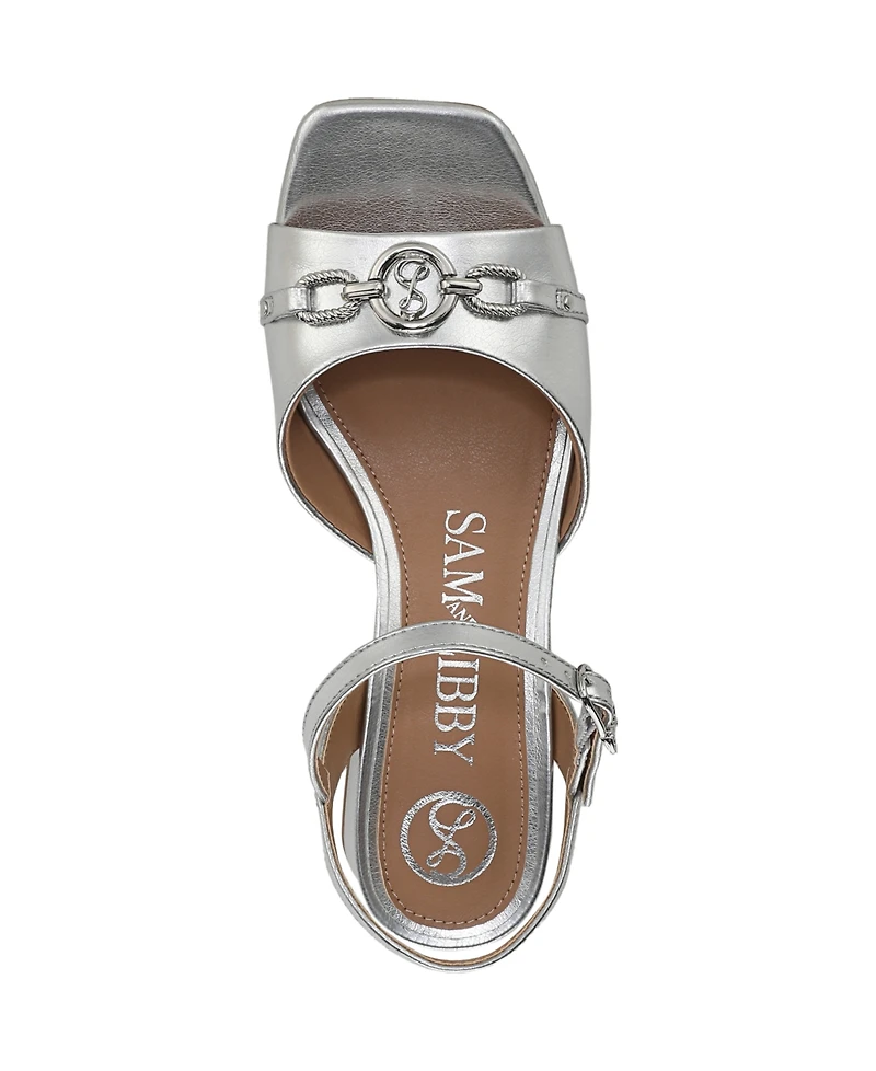 Sam and Libby Women's Lilah Block Heel Dress Sandals