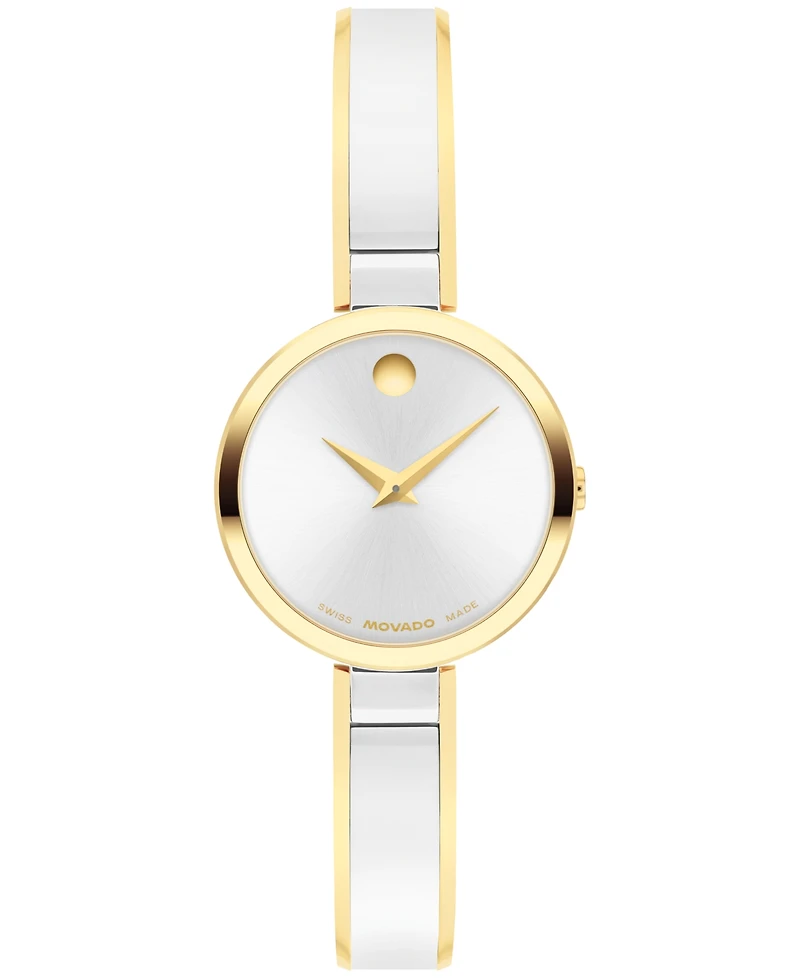 Movado Women's Moda Swiss Quartz Stainless-Steel Yellow Pvd Watch, 24mm
