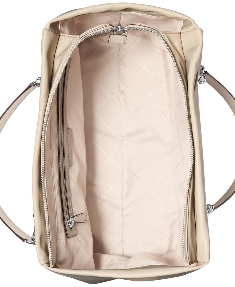 Michael Michael Kors Georgia Extra Large Top Zip Nylon Tote