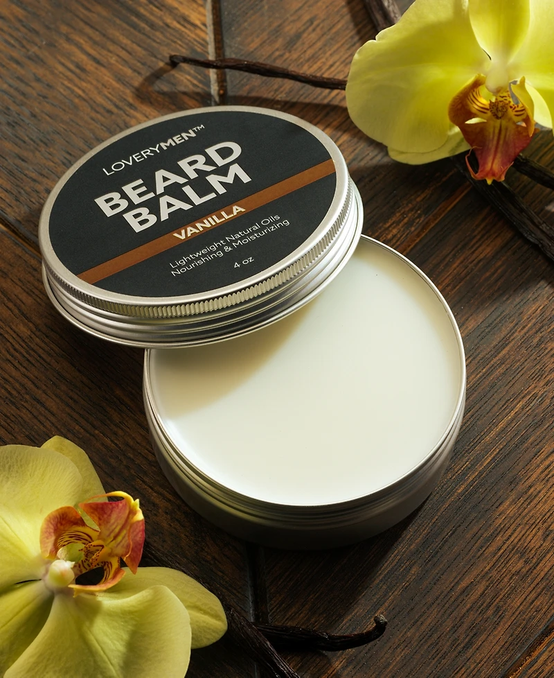 Lovery LoveryMen Vanilla Beard Balm, 4 oz.