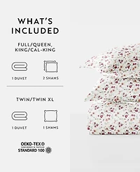 ienjoy Home Tranquil Sleep Patterned Duvet Cover Set, King/California King