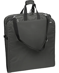 WallyBags 52" Premium Travel Garment Bag with Shoulder Strap and Two Large Pockets