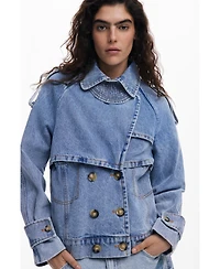 Desigual Women's Double-breasted Tucker jacket