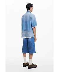 Desigual Men's Denim shirt with stitching
