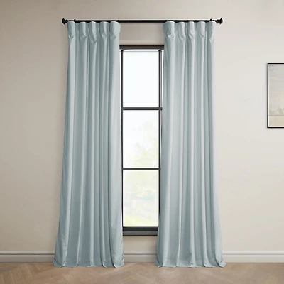 Half Price Drapes Heritage Plush Velvet Room Darkening Curtain