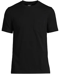 Lands' End Men's Short Sleeve Cotton Supima Tee With Pocket