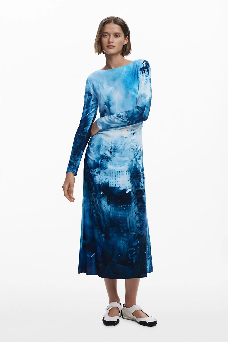 Desigual Women's Landscape maxi dress