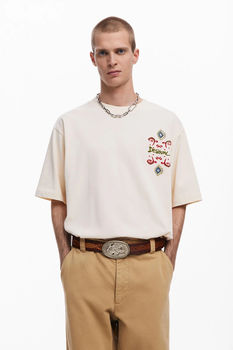 Desigual Men's Ethnic short-sleeve T-shirt