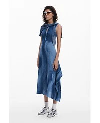Desigual Women's Jacquard cut-out dress