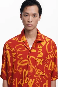 Desigual Men's Short-sleeve lettering shirt