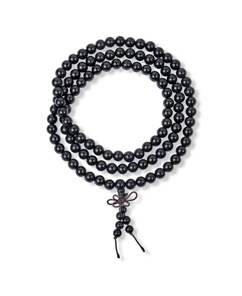 Bling Jewelry Natural Buddhist Mala Prayer Bead Long Strands Beads Meditation Yoga Rosary Necklace Stacking Wrap Stretch Bracelet