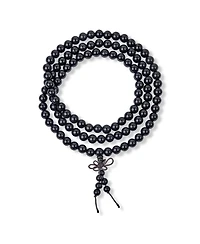 Bling Jewelry Natural Buddhist Mala Prayer Bead Long Strands Beads Meditation Yoga Rosary Necklace Stacking Wrap Stretch Bracelet