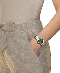 Tissot Women's Swiss Automatic Le Locle Lady Diamond (1/20 ct. t.w.) Stainless Steel Bracelet Watch 29mm