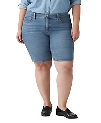 Levi's Plus Mid-Rise Shaping Bermuda Shorts