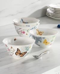 Lenox Butterfly Meadow Herbs Rice Bowls, Set of 4