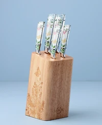 Lenox Butterfly Meadow Herb 6-Piece Cutlery & Block Set