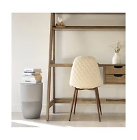 Bloom Air Purifier, Smart Hepa-13 Medical-Grade Filtration, Large Rooms (1,517 Sq. Ft.) Grey Special Edition with Marble Accent Table