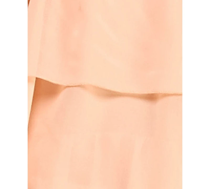Seni & Cade Juniors' Chiffon Cutout Ruffle Gown