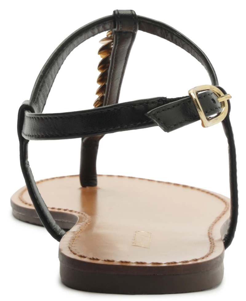 Arezzo Women's Bristol Round Toe Flat Sandals