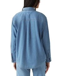 Levi's Women's Iris Button-Front Cotton Overshirt