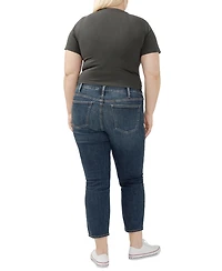 Silver Jeans Co. Plus Most Wanted Mid-Rise Ankle