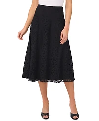 CeCe Women's Lace Midi Skirt