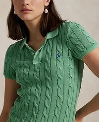 Polo Ralph Lauren Women's Cable-Knit Polo Shirt