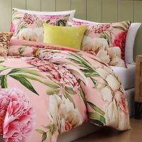 Bebejan Spring Forever Bedding 100% Cotton Sateen 5 Piece King Size Reversible Comforter Set