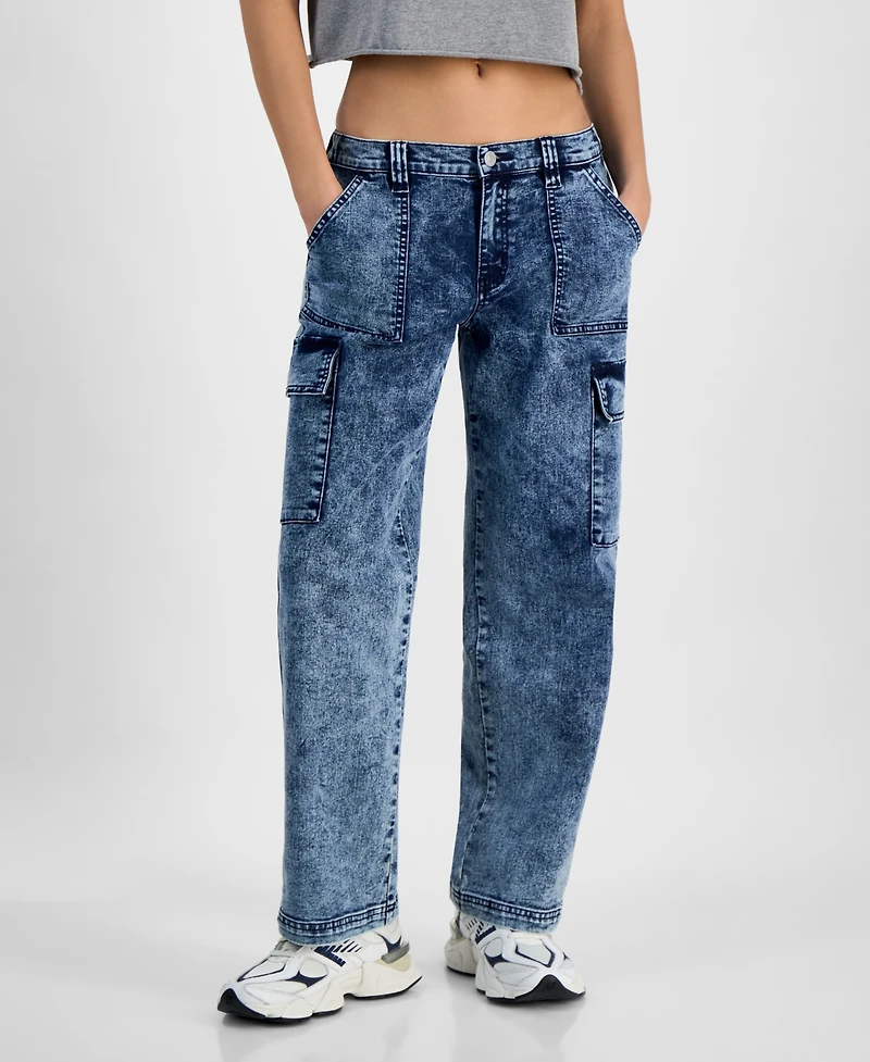 Madden Girl Juniors' Cargo Skater Jeans