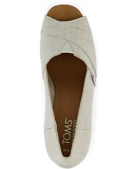 Toms Women's Slip On Wedge Sandals