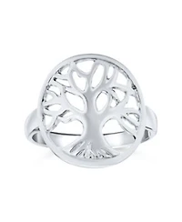 Bling Jewelry Silver Ring Large Open Round Family Tree Of Life Sterling Statement Piece