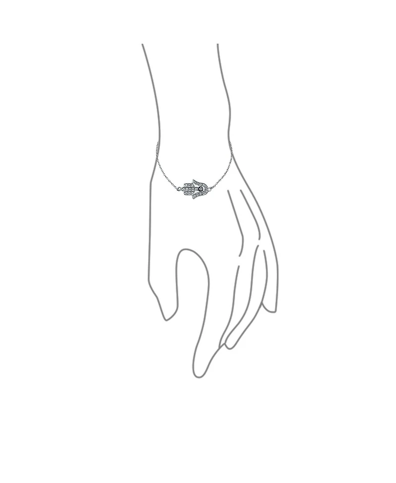 Bling Jewelry Turkish Amulet Evil Eye Chain Link Bracelet Gold Plated