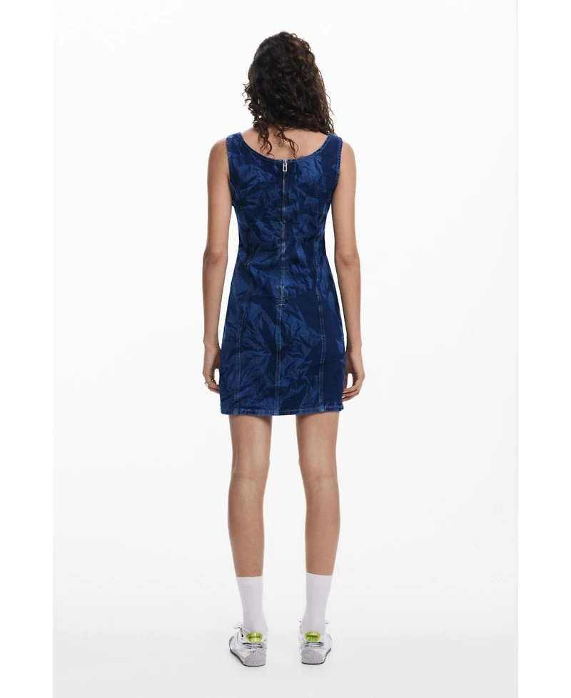 Desigual Women's Printed denim dress
