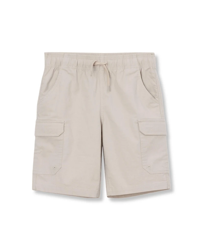 Lands' End Boys Stretch Canvas Utility Cargo Shorts