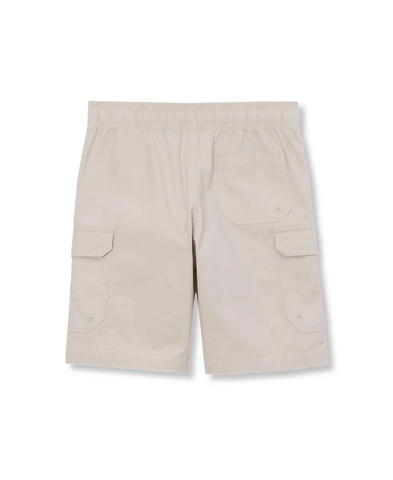 Lands' End Boys Stretch Canvas Utility Cargo Shorts
