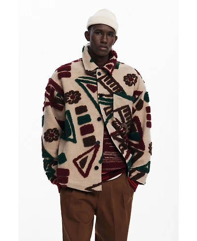 Desigual Men's 3D fleece jacket
