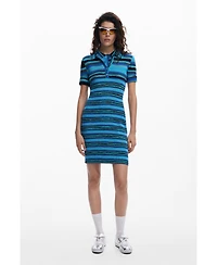 Desigual Women's Polo-style knit dress